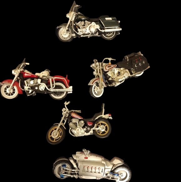 custom Other Lot Of 5 Collectible Motorcycle Models Poshmark